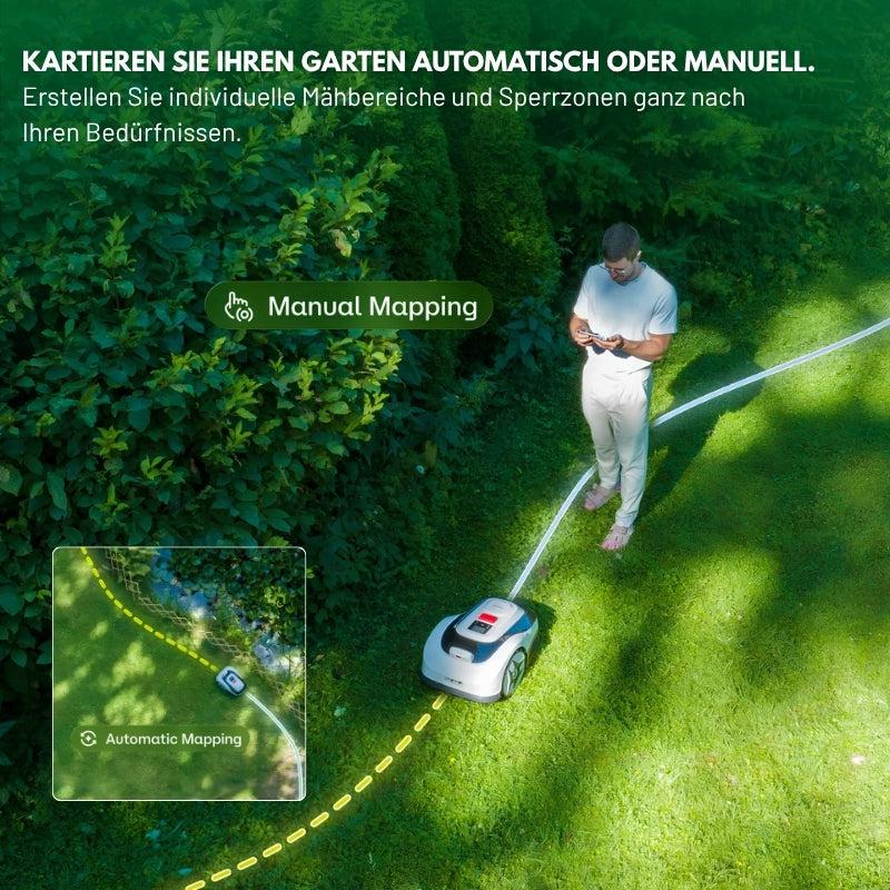 Ximory X21 Profi-Rasenmäher, 53 cm Schnittbreite, Selbstantrieb, Robustes Stahlgehäuse